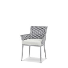Dining Arm Chair Kessler Silver